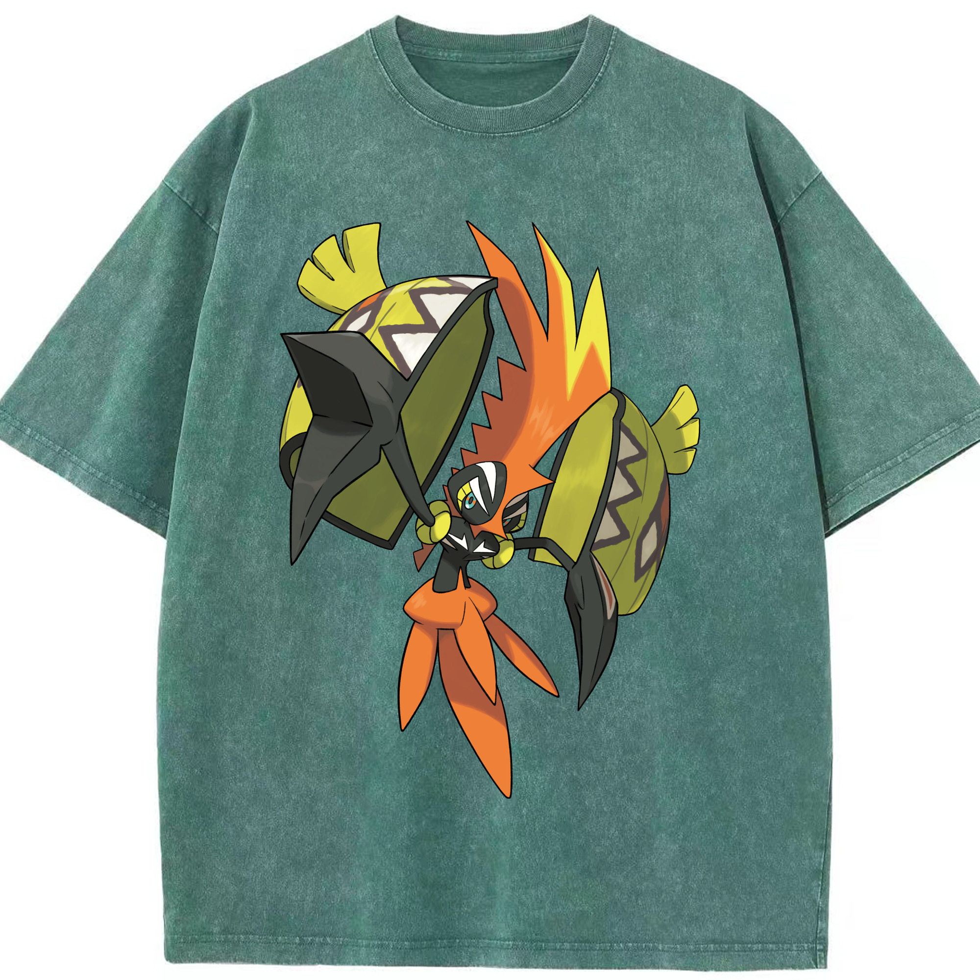 （画像用） ポケットモンスター Pokémon 綿100% ヴィンテージ風 半袖Tシャツ（フロントプリント）